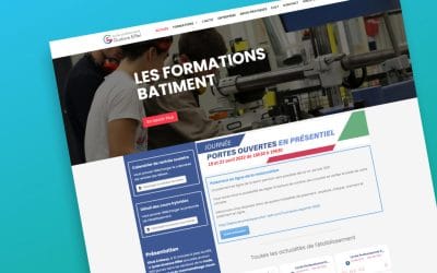 Blog 4 Lycée Gustave Eiffel : refonte du site web et des supports d’un lycée professionnel à Massy