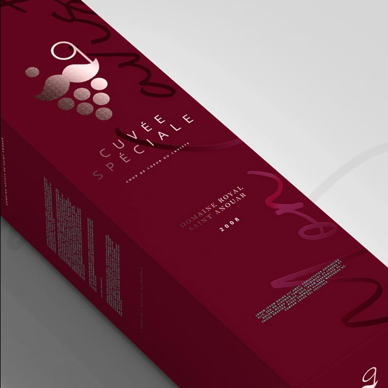 Étui à bouteille bordeaux Cuvée spéciale de Chez mon Caviste