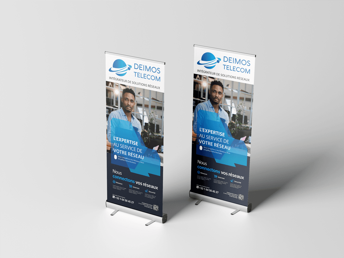 Kakemonos Deimos Telecom intégrateur réseaux et télécoms