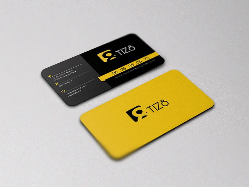 identite visuell logo tiz8 -