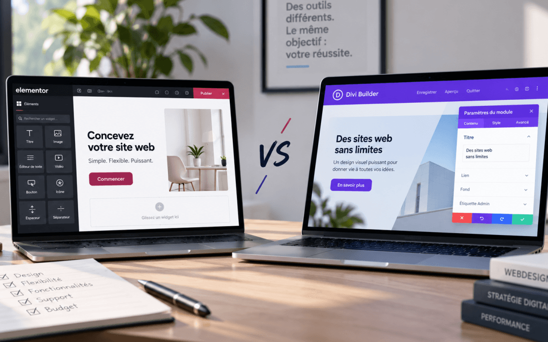 Elementor vs Divi : quel page builder choisir ?