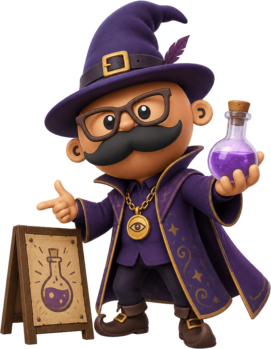 stache sorcier -