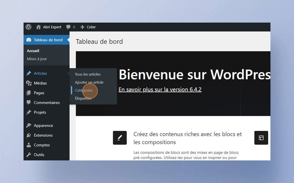 06. Créer une nouvelle catégorie Wordpress sur votre site -