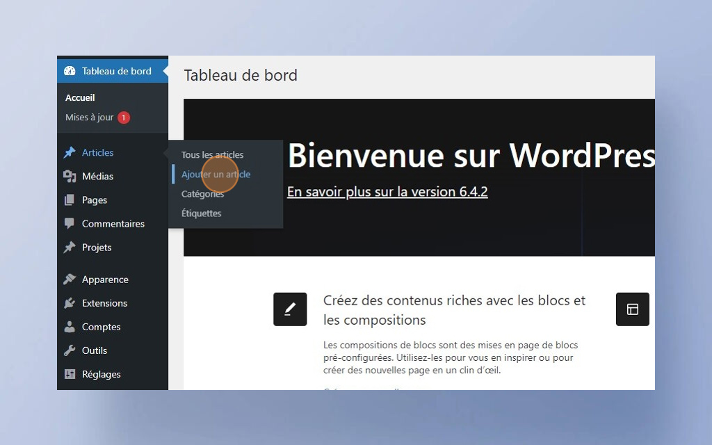 07. Créer, modifier et supprimer un Article Wordpress -