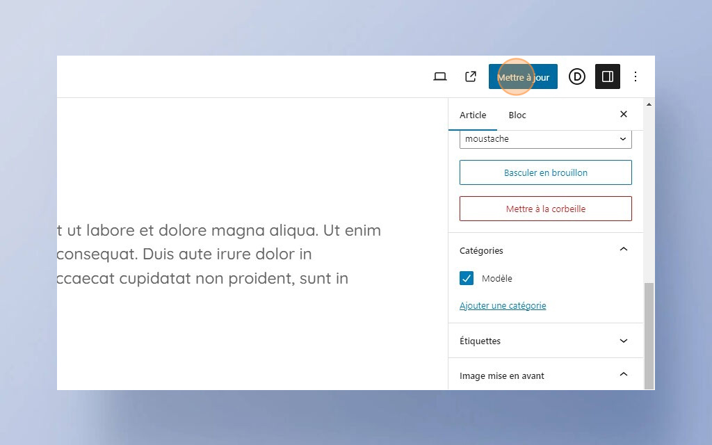 07. Créer, modifier et supprimer un Article Wordpress -