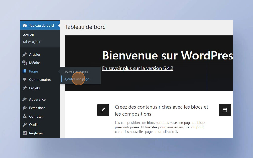 08. Ajouter et modifier un page sur votre site Wordpress avec DIVI -